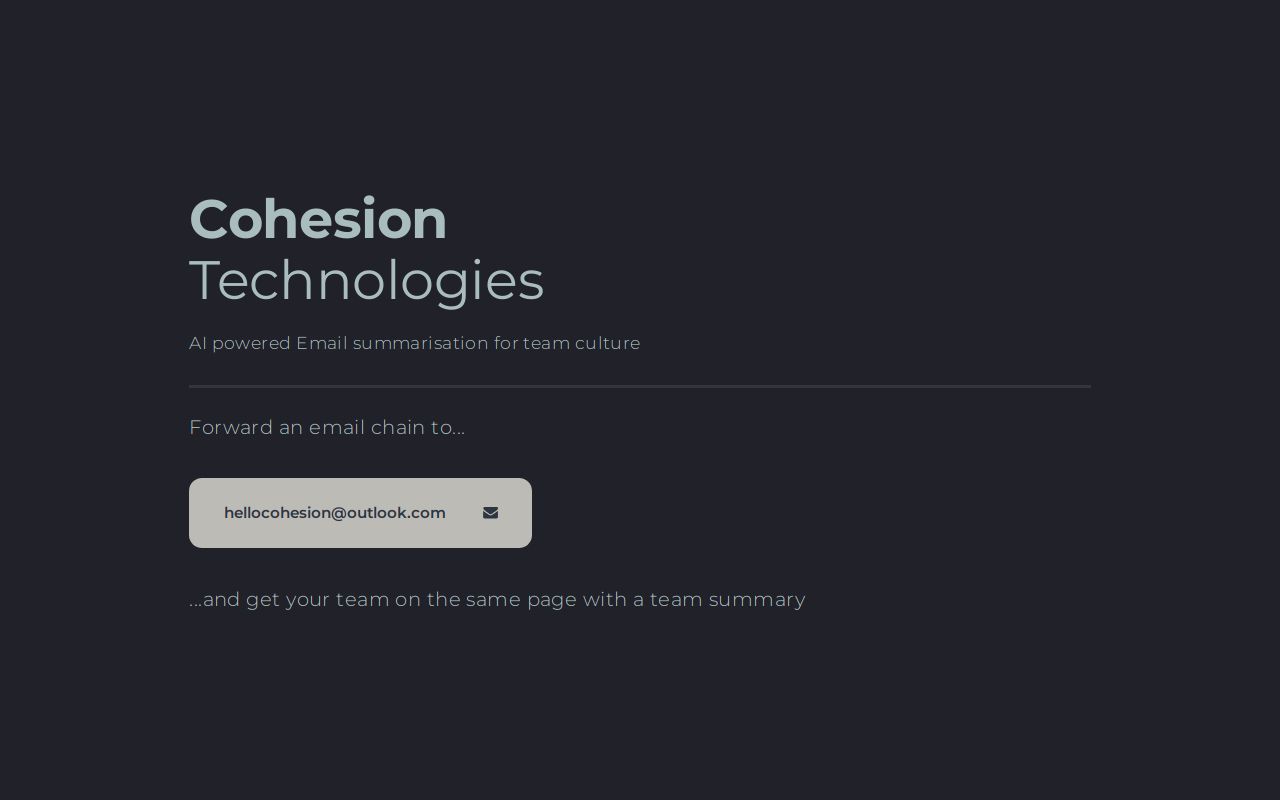 Carrd profile picture for @cohesion